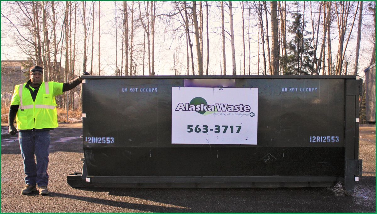 Anchorage and Eagle River Dumpster Promo Alaska Waste