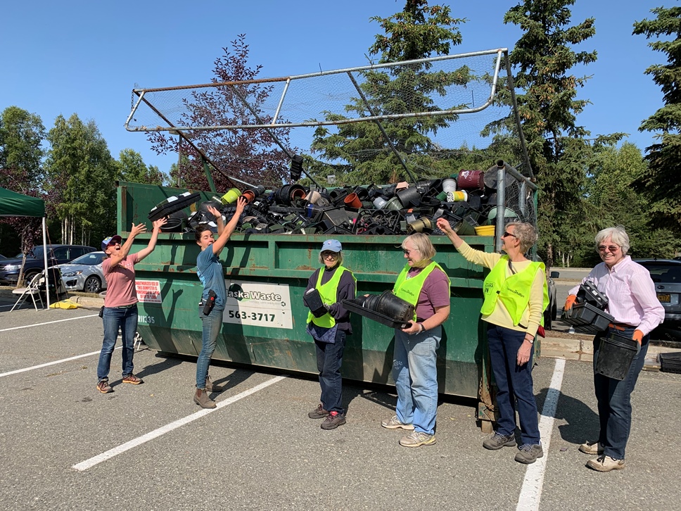 Anchorage Botanical Garden Recycling.