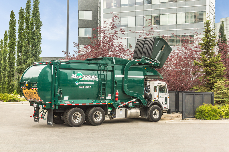 Front Load Dumpster Service.